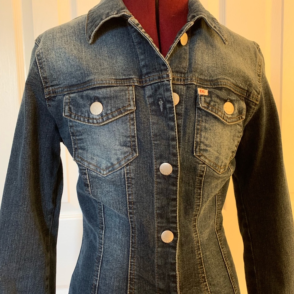 Miss Sixty Fitted Denim Jean Jacket EUC